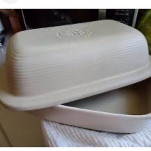 Pampered Chef Stoneware
Roaster Baker + Large Lid
Family Heritage 2pc model#1430